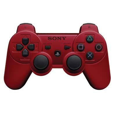 Gamepad DualShock 3 Controller (červený - tmavý)